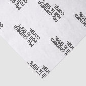コーギー好きのための面白いデザインT「私のカメラロールは99%コーギーです。」 薄葉紙 (詳細)