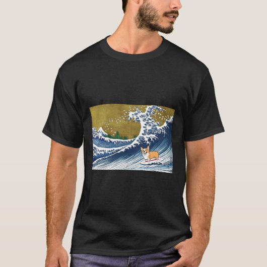 コーギー尻犬のためのコーギー Tシャツ (正面)