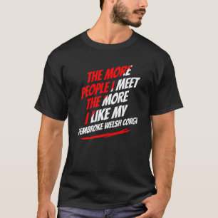 コーギー愛好家 面白い ドッグ・ラバー Tシャツ