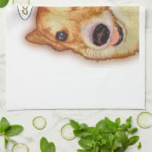 コーギー愛 キッチンタオル (折り畳み)