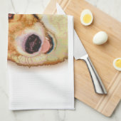 コーギー愛 キッチンタオル (四つ折り)