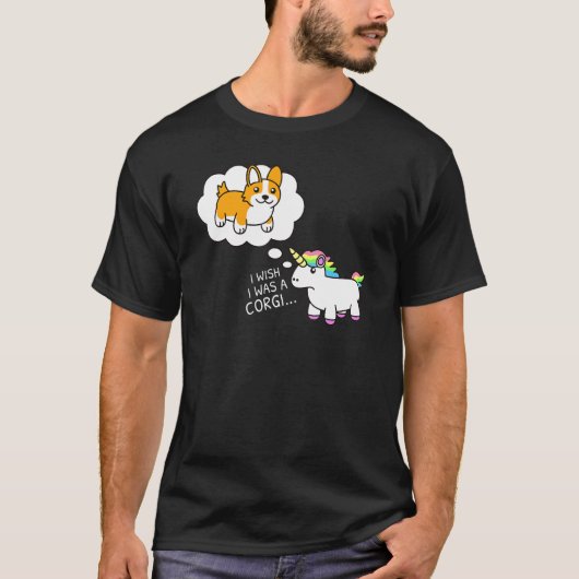コーギー犬になりたい Tシャツ (正面)