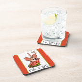 コーギー犬のクリスマスコースター コースター (右側)