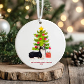 コーギー犬のクリスマス オーナメント 名入れ