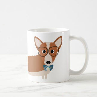 コーギー犬の子犬のコーヒー・マグ コーヒーマグカップ