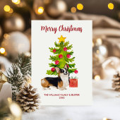 コーギー犬の家族クリスマス シーズンカード
