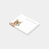 コーギー犬の芸術|はあなたの名前を加えます ポストイット (アングル)