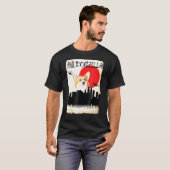コーギー犬ドッグジラ Tシャツ (正面フル)