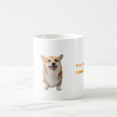 コーギー犬好きのための面白いコーギーマグカップギフト コーヒーマグカップ (中央)