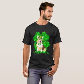 コーギー犬 アイルランドの聖人 聖パトリックの日 Tシャツ (正面フル)