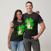 コーギー犬 アイルランドの聖人 聖パトリックの日 Tシャツ (ユニセックス)