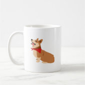 コーギー犬 コーヒーマグカップ (左)
