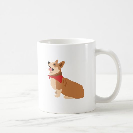 コーギー犬 コーヒーマグカップ (右)