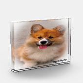 コーギー犬. フォトブロック (左)