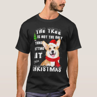 コーギー犬 木が唯一点火されるのではない Tシャツ