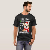 コーギー犬 木が唯一点火されるのではない Tシャツ (正面フル)