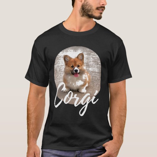 コーギー犬T Tシャツ (正面)