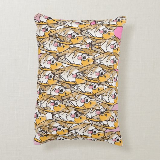 コーギー訛り枕 アクセントクッション (裏面(縦))