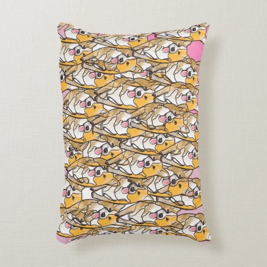 コーギー訛り枕 アクセントクッション (正面(垂直))