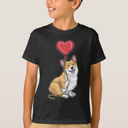 コーギー風船 Tシャツ (正面)