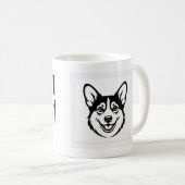 コーギー飼いの母への誕生日ギフト 犬のママへ コーヒーマグカップ (正面右)