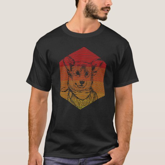 コーギー3 Tシャツ (正面)