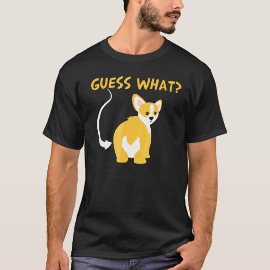 コーギー お尻 犬 ワンコ Tシャツ (正面)