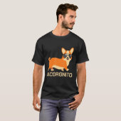 コーギー インコグニート かわいい Tシャツ (正面フル)