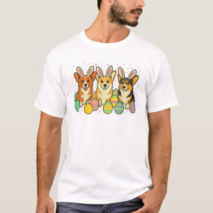 コーギー イースターTシャツ_1 Tシャツ