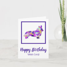コーギー ウェルシュドッグ シルエット かわいい PPY&B 誕生日