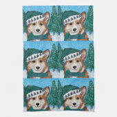 コーギー キッチンタオル (縦)