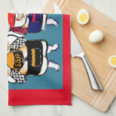 コーギー キッチンタオル (四つ折り)