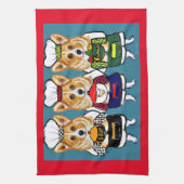 コーギー キッチンタオル (縦)