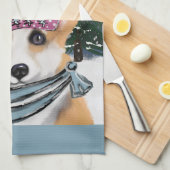 コーギー     キッチンタオル (四つ折り)