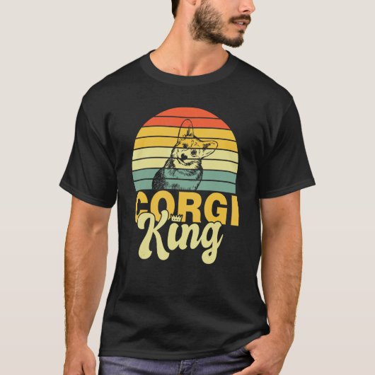 コーギー・キング Tシャツ (正面)