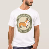 コーギー・クラブ創設メンバー・ユーモア Tシャツ (正面)
