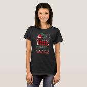 コーギー クリスマス電飾セーター ガールズ キッズ Tシャツ (正面フル)