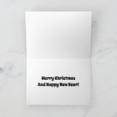 コーギー クリスマス カード (内部)