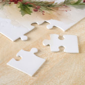 コーギー クリスマス リース フェスティブ パピー ジグソーパズル (側面)