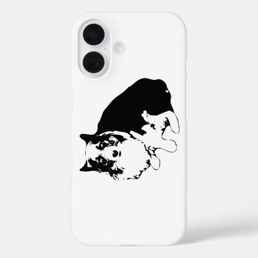 コーギー・クリーン・エッジ・ケース Case-Mate iPhoneケース (裏面)