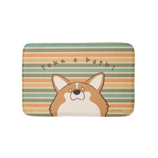コーギー "コギたま(レッド)" -Retro- バスマット