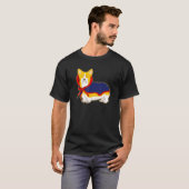 コーギー コスチューム ヴァンパイア Tシャツ (正面フル)