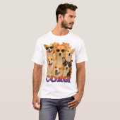 コーギー コピー Tシャツ (正面フル)