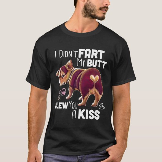 コーギー コーギー コーギー お尻 プレミアム Tシャツ (正面)