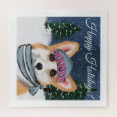 コーギー ジグソーパズル (横)