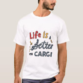 コーギー・ダッド・ティー Tシャツ (正面)