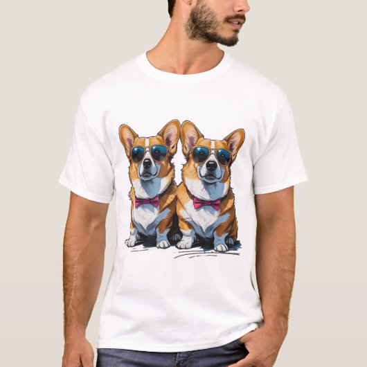 コーギー・ドレッド・デラックス Tシャツ (正面)