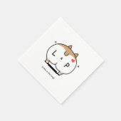 コーギー・ナプキン 飲み物 スタンダードカクテルナプキン (角)