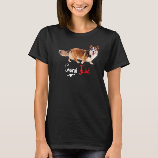 コーギー パパ Tシャツ (正面)