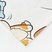 コーギー フリースブランケット (角)